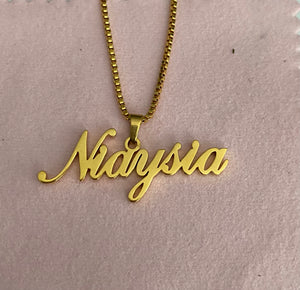 Bali Cursive Necklace