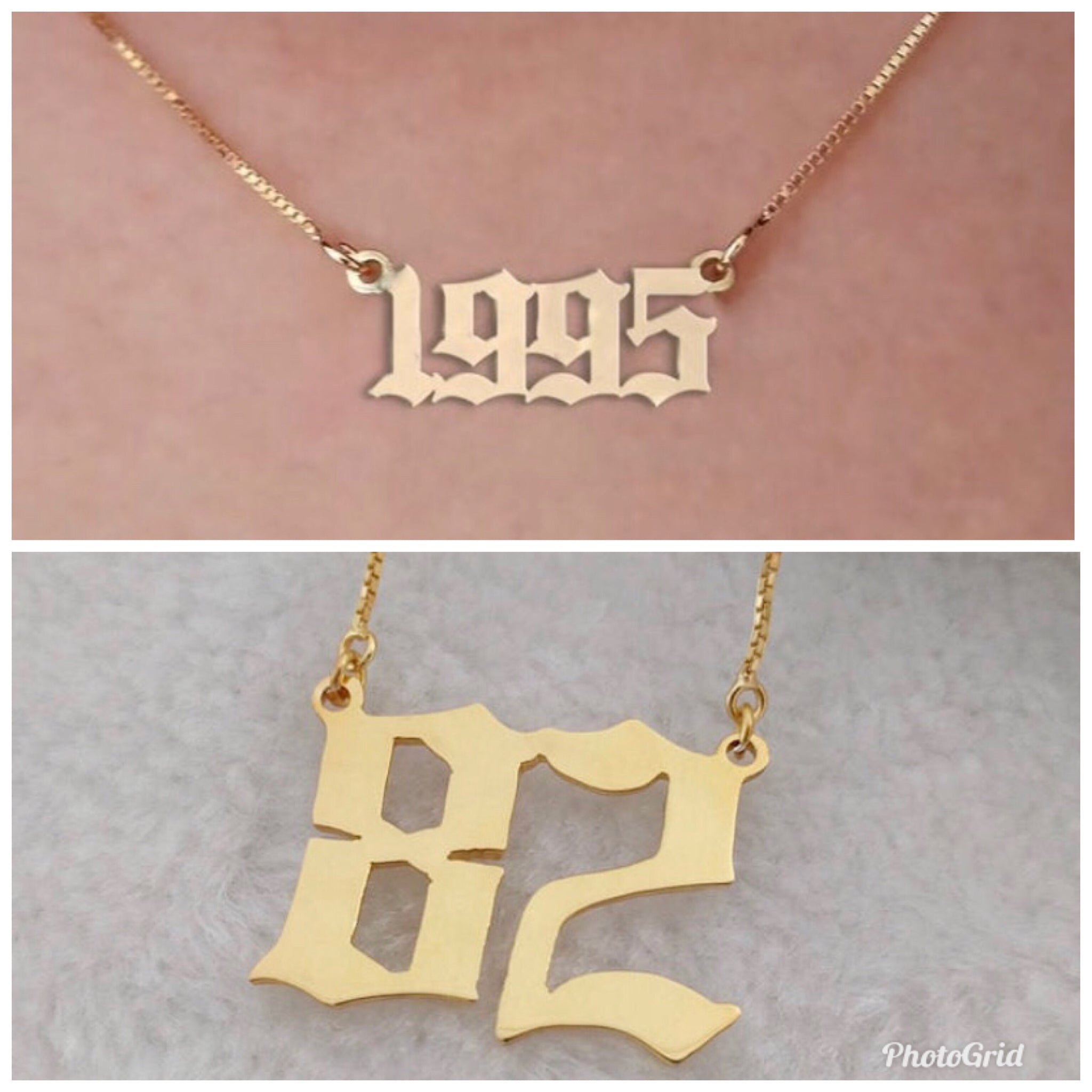 Birth Year Necklace